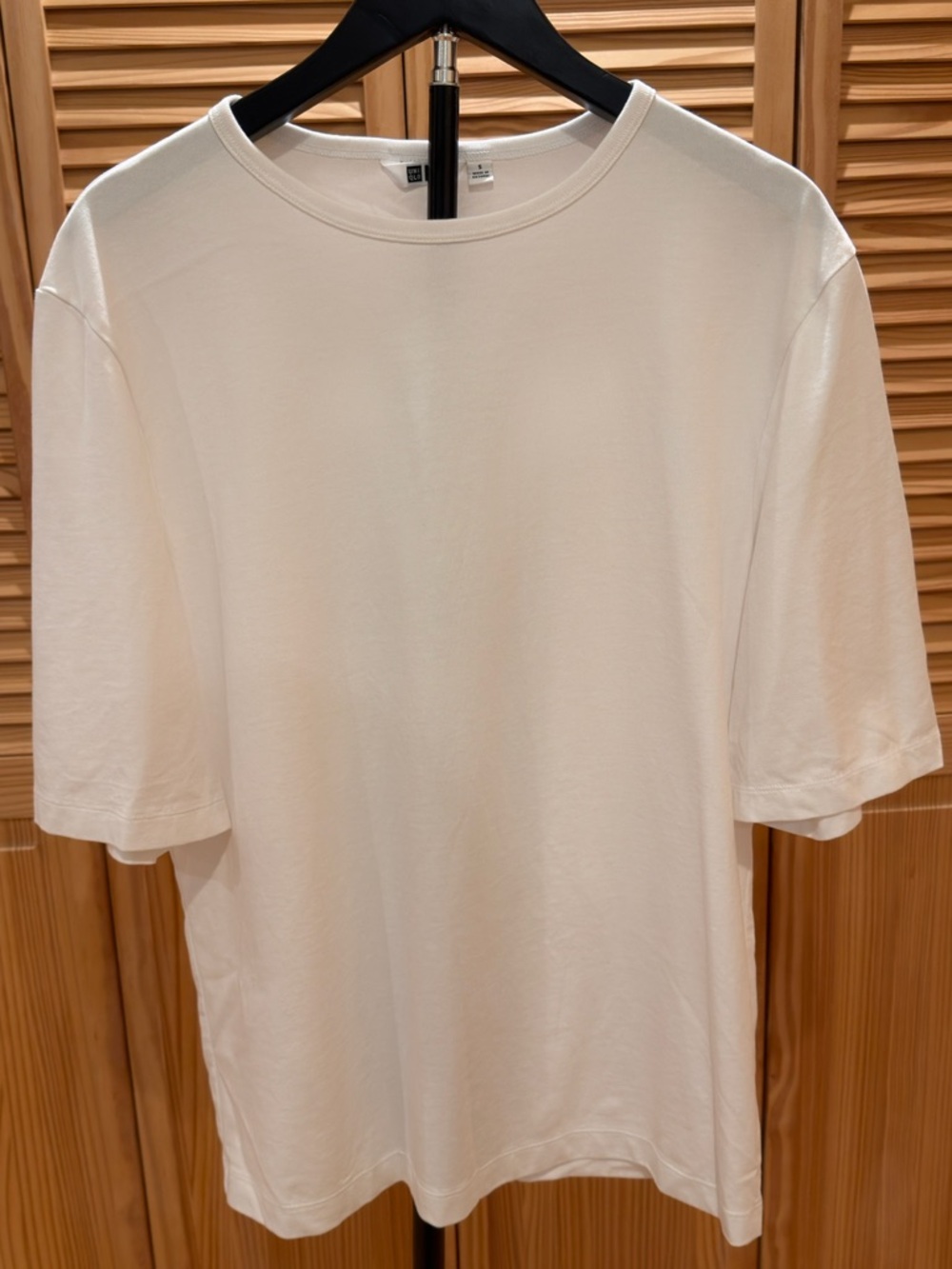 Uniqlo Short Sleeve oversized Crew T-Shirt in White